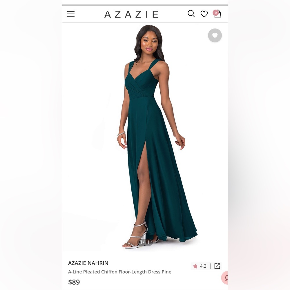 AZAZIE Nahrin: Color - Pine; Size - A2